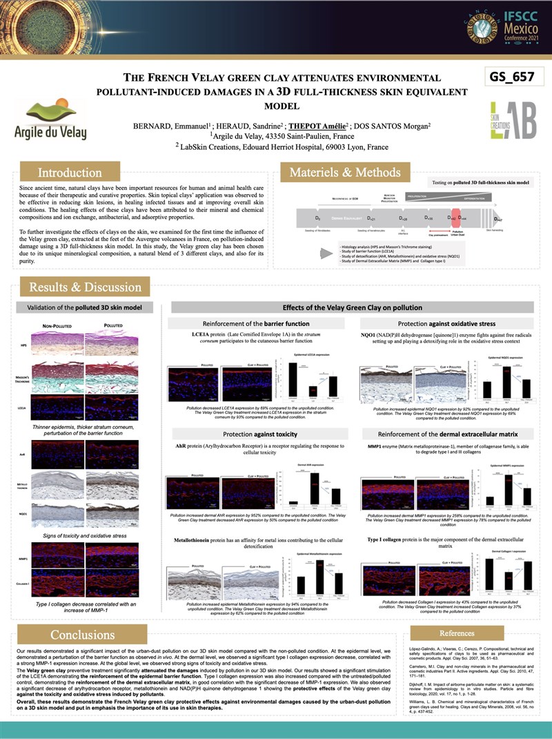 LVMH x LABSKIN's poster on MMP-9 during skin aging awarded at the IFSCC  2021 congress